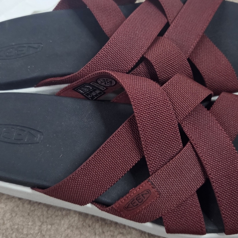 Women's Keen Burgundy Strappy Comfort Sandals